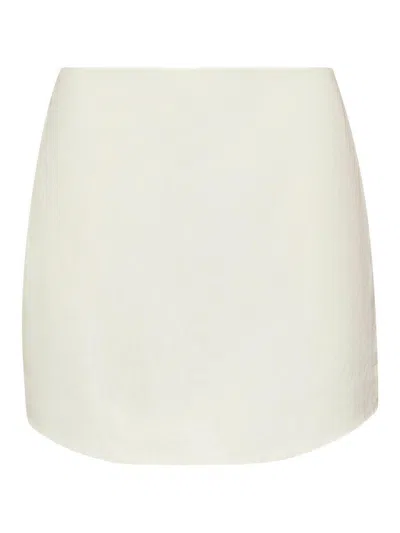 JW ANDERSON FALDA SEMILARGA - BLANCO