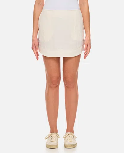 JW ANDERSON CURVED HEM MINI SKIRT