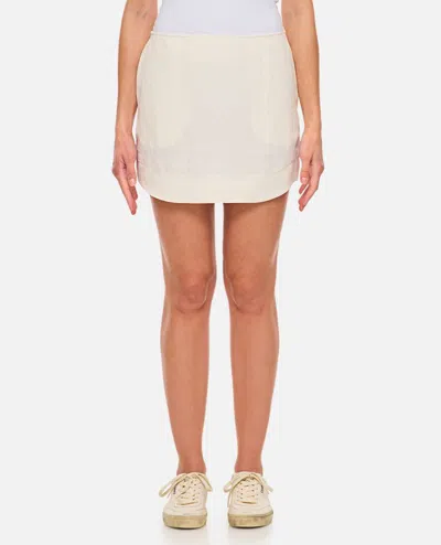 JW ANDERSON CURVED HEM MINI SKIRT