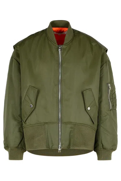 JW ANDERSON CURVED HEM OVERSIZED BOMBER JACKET