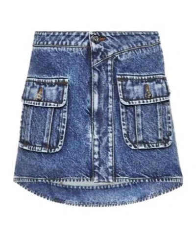 JW ANDERSON JW ANDERSON DENIM MINI SKIRT