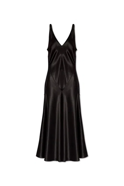 Jw Anderson Cut Out Layered Dress In Black