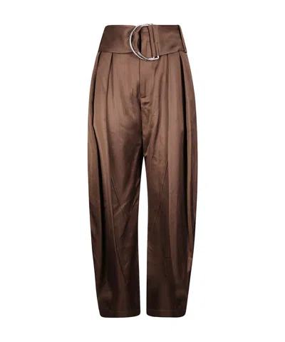 JW ANDERSON D-RING PLEATED TROUSERS