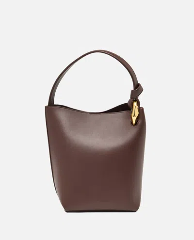 Jw Anderson Dark Brown Corner Bucket Bag