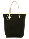 Jw Anderson Khaki Branded Stretch-woven Tote Bag In Dark Green