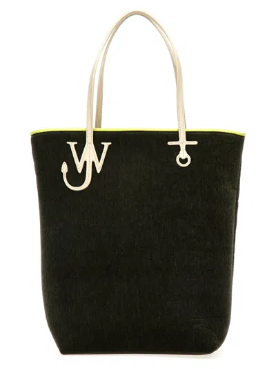 JW ANDERSON DARK GREEN TALL ANCHOR TOTE BAG