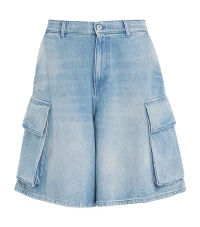 JW ANDERSON DENIM CARGO SHORTS
