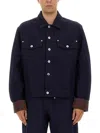 Jw Anderson J. W. Anderson 'turn Up Cuff' Jacket In Blue