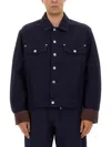 Jw Anderson J. W. Anderson 'turn Up Cuff' Jacket In Blue