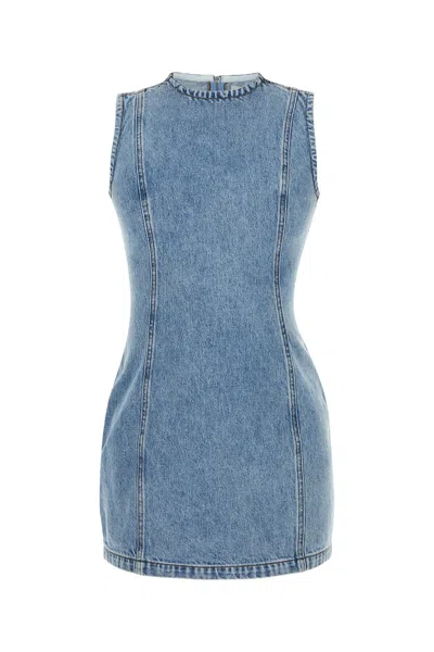 Jw Anderson Shift Mini Dress In Blue