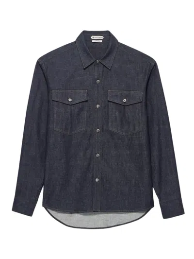 Jw Anderson Denim Shirt In Blue