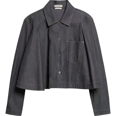 Jw Anderson Denim Swing Shirt In Blue