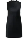 Jw Anderson Denim-twill Mini Dress In Black