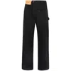 Jw Anderson Twisted Workwear Denim Jeans