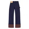 Jw Anderson J.w.anderson 'turn Up Twisted Workwear' Jeans