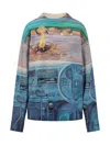 Jw Anderson J.w. Anderson Printed Jumper In Cornflower Blue