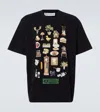 Jw Anderson Diorama Printed T-shirt In Black