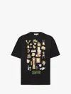 Jw Anderson Diorama Printed T-shirt In Black