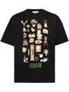 Jw Anderson Diorama Printed T-shirt In Black