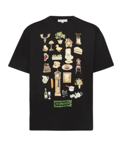 JW ANDERSON JW ANDERSON DIORAMA-PRINTED T-SHIRT
