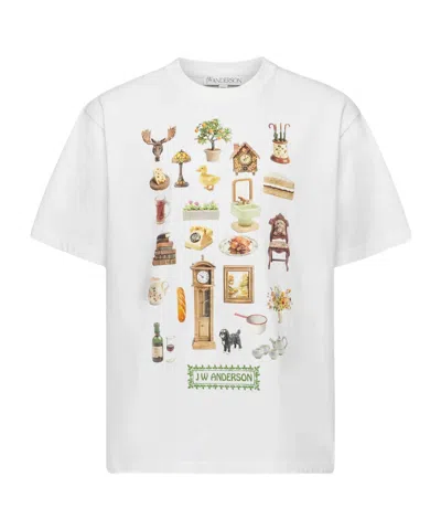 JW ANDERSON JW ANDERSON DIORAMA-PRINTED T-SHIRT
