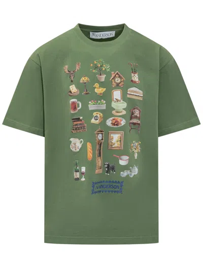 JW ANDERSON DIORAMA PRINTED TEE