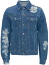 Jw Anderson J.w.anderson Distressed Jacket In Blue