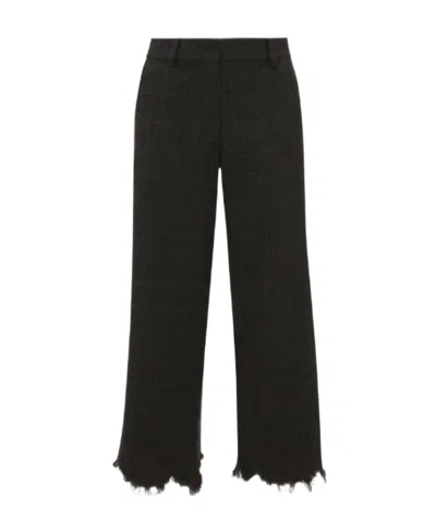 JW ANDERSON DISTRESSED-EFFECT STRAIGHT-LEG TROUSERS