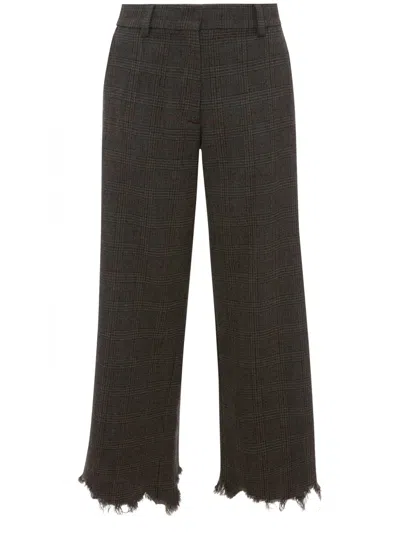 JW ANDERSON DISTRESSED-EFFECT STRAIGHT-LEG TROUSERS