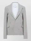 Jw Anderson Double Breasted Tailored Jacket Structured Shoulders In Multi