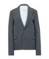 Jw Anderson Double-breasted Wool Blazer In Gray