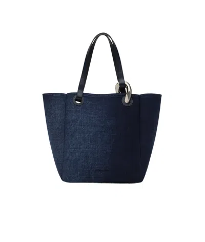 Jw Anderson Double Handle Handbag In Black