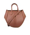 Jw Anderson J.w. Anderson Punch Small Tote In Brown