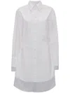 Jw Anderson Double Shirt Dress Sleeve Long In White