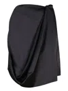 Jw Anderson J.w. Anderson Drapared Black Skit In Black