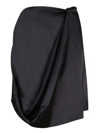 Jw Anderson J. W. Anderson Black Satin Skirt