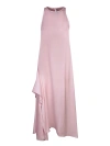 JW ANDERSON DRAPARED PINK DRESS