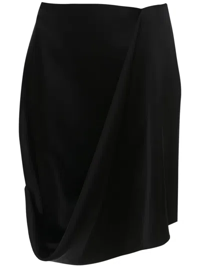 JW ANDERSON DRAPED ASYMMETRIC MINISKIRT