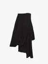 Jw Anderson Draped Bustier Dress In Black