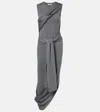 Jw Anderson Grey Jersey Dress In Gray