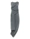 Jw Anderson Grey Jersey Dress In Gray