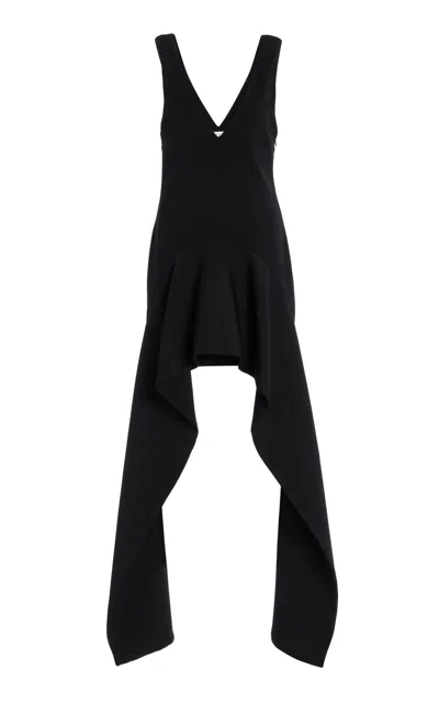 JW ANDERSON DRAPED TWILL MINI DRESS