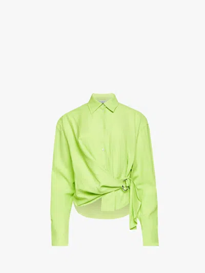 JW ANDERSON DRAPED TWISTED SHIRT