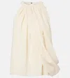 Jw Anderson Twisted Drape Halter Top In White