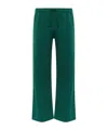 Jw Anderson Jersey Pintuck Sweatpants In Green
