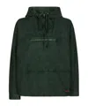 Jw Anderson Drawstring Hooded Jacket In Green