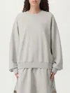 Jw Anderson Woman Mini Dress Light Grey Size L Cotton