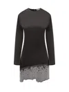 Jw Anderson J.w. Anderson Glitter-embellished Satin Minidress