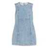 Jw Anderson Shift Mini Dress In Blue