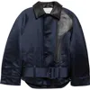Jw Anderson Rounded Jacket In Navy/black